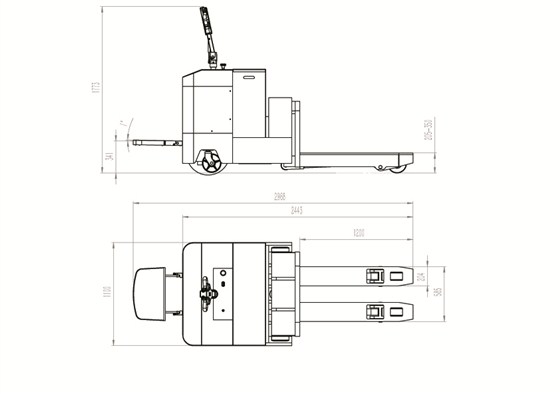 CBD80重型電動(dòng)搬運(yùn)車圖  CBD80重型電動(dòng)搬運(yùn)車圖