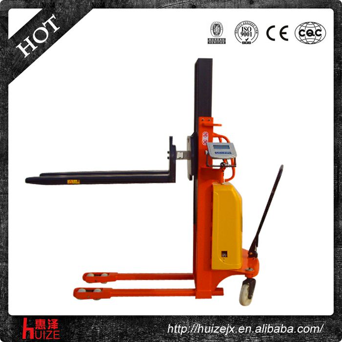 稱重半電動(dòng)堆高車 稱重半電動(dòng)堆高車