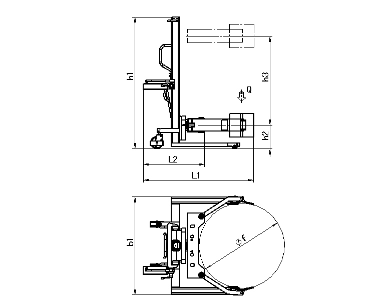 手動夾紙車 手動夾紙車
