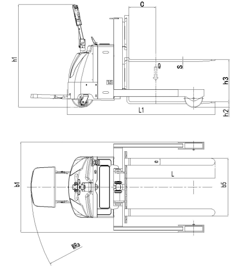 地面不平用電動堆 地面不平用電動堆