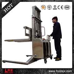 半電動(dòng)堆高車(chē)(不銹鋼寬腿) 半電動(dòng)堆高車(chē)(不銹鋼寬腿)