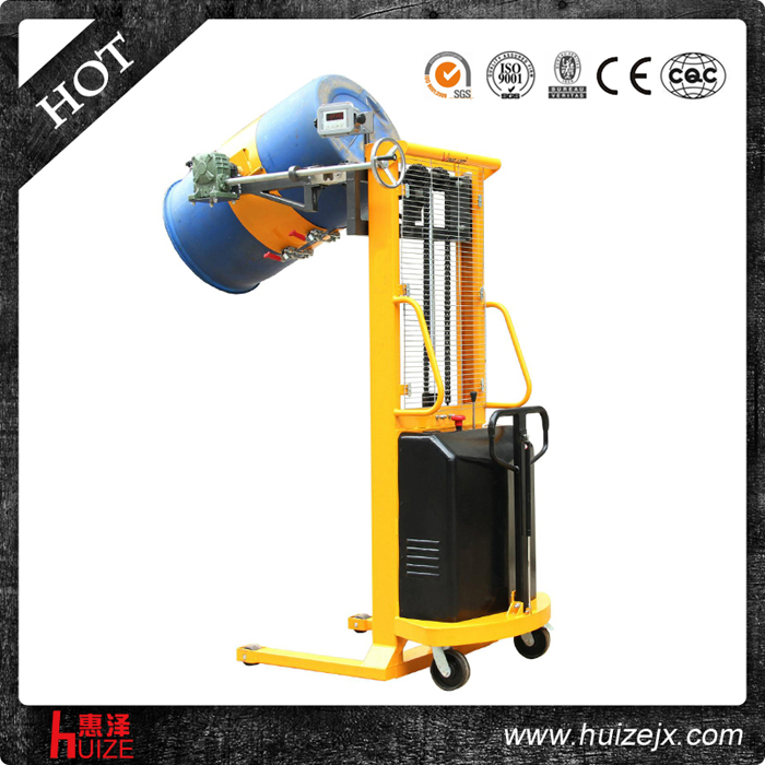 HZFSDSSQ-11稱重半電動手翻轉油桶車(全抱夾)1 HZFSDSSQ-11稱重半電動手翻轉油桶車(全抱夾)1