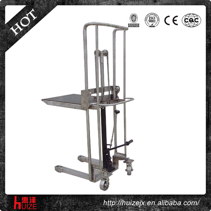 不銹鋼手動輕型堆高車 不銹鋼手動輕型堆高車