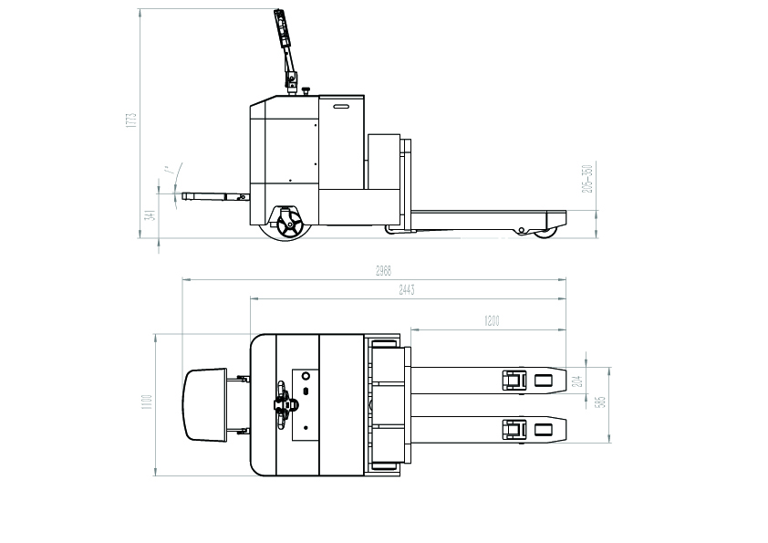 CBD80重型電動搬運車圖  CBD80重型電動搬運車圖