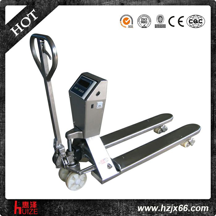 手動(dòng)稱重搬運(yùn)車(不銹鋼) 手動(dòng)稱重搬運(yùn)車(不銹鋼)