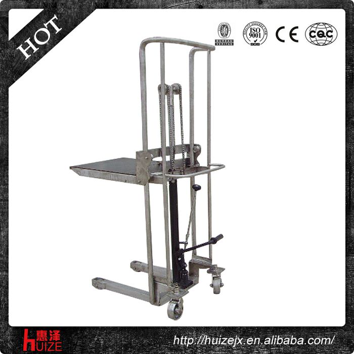 不銹鋼手動輕型堆高車 不銹鋼手動輕型堆高車